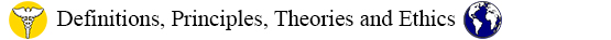 Definitions, Principles, Theories and Ethics icon