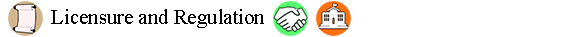 Licensure and Regulation category
