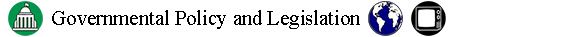 Governmental Policy and Legislation category
