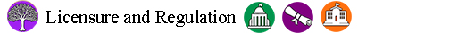 Licensure and Regulation icon