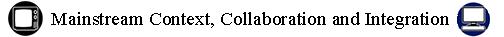 Mainstream Context, Collaboration and Integration marker