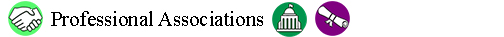 Professional Associations header