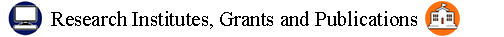 Research Institutes, Grants and Publications marker