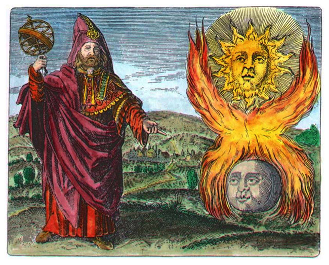 Hermes Mercurius Trismegistus from Michael Maier's Symbola aurea mensae