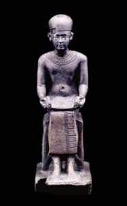Imhotep bronze statue