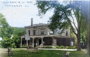 Lindlahr Sanitorium Elmhurst Illinois 1914-1928 colorized